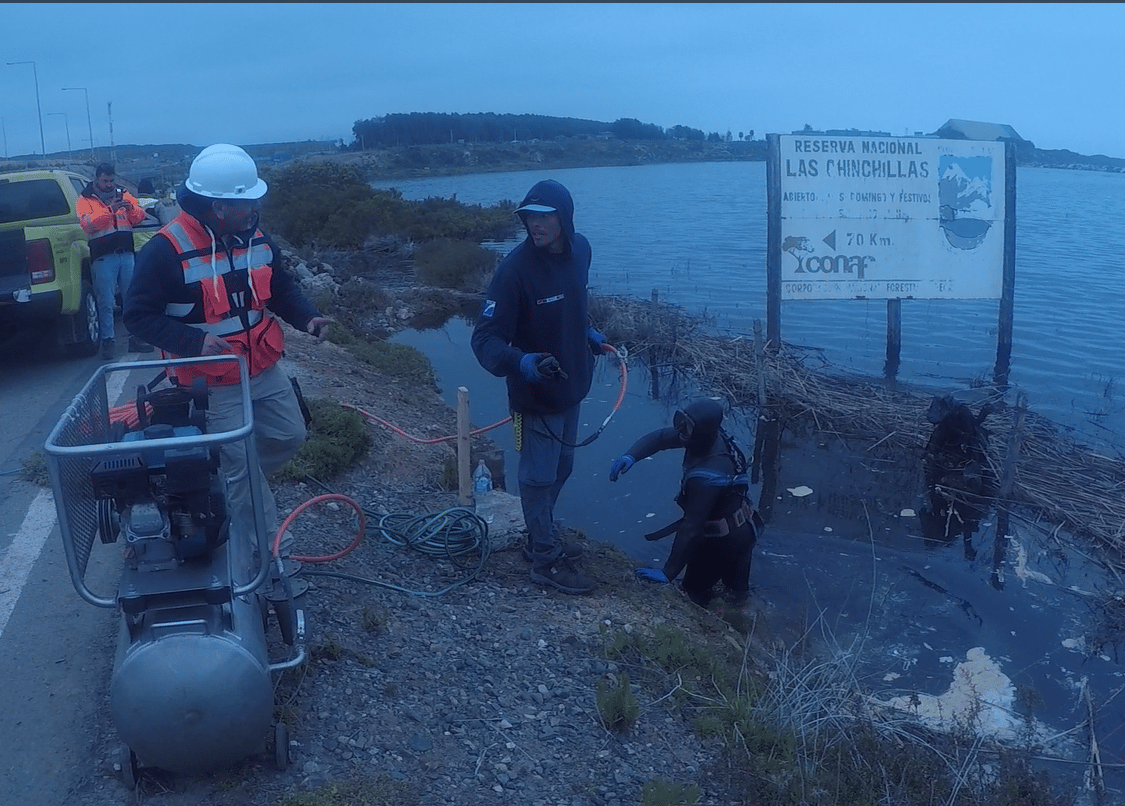 Inspección de emisarios submarinos.